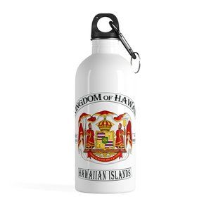 KINGDOM of HAWAII COA Stainless Steel Water Bottle